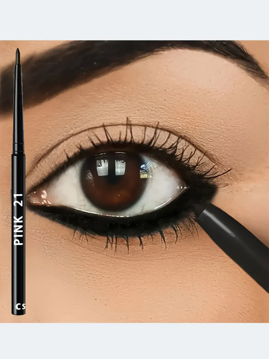 3pcs Waterproof Eyeliner: Smudge-Proof, Long-Lasting & Beginner-Friendly