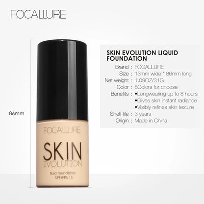 Wholesale FOCALLURE Liquid Foundation | Makeup Base, Concealer, Whitening, Moisturizing, Oil-Control Cosmetics