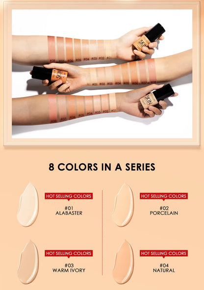 Wholesale FOCALLURE Liquid Foundation | Makeup Base, Concealer, Whitening, Moisturizing, Oil-Control Cosmetics