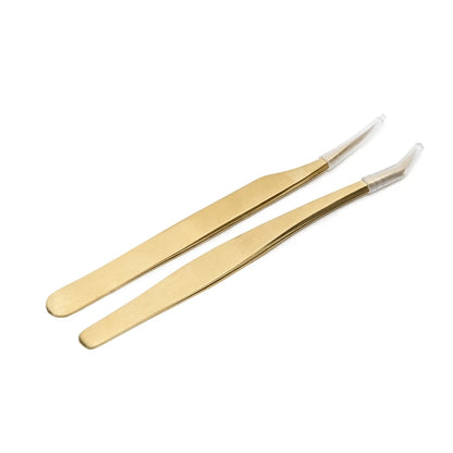 Seashine Makeup Brushes Set - 2pcs Lash Foam Cleanser, Gold Tweezers, Fast-Dry Glue | Private Label & Free Shipping