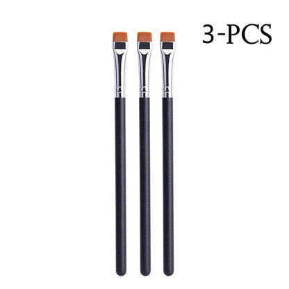 212 Flat Eyebrow Brush - Ultrathin Eyebrow Makeup & Eyeliner Brush, Thin Eye Liner & Brow Contour Beauty Tool