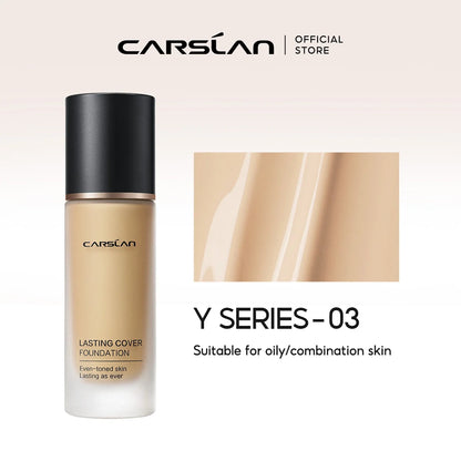 CARSLAN Matte Liquid Foundation | Long-Lasting, Full Coverage, Moisturizing, Oil Control Face Makeup