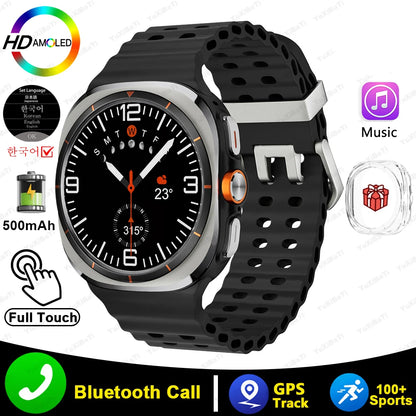 SK7 Ultra GPS Smartwatch - 500mAh, AMOLED HD Screen, BT Call, Outdoor Sports, Android & iOS Compatible (2025)