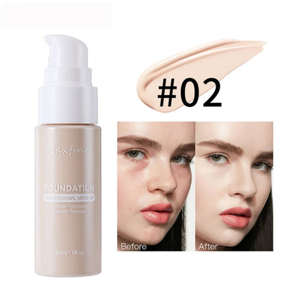 Liquid Foundation | Waterproof, Sweat-Resistant, Full Coverage Concealer for Professional Makeup