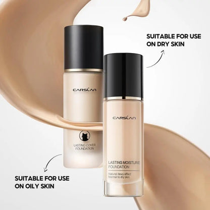 CARSLAN Matte Liquid Foundation | Long-Lasting, Full Coverage, Moisturizing, Oil Control Face Makeup