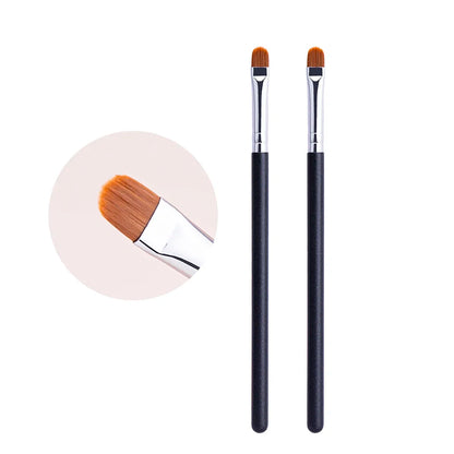 212 Flat Eyebrow Brush - Ultrathin Eyebrow Makeup & Eyeliner Brush, Thin Eye Liner & Brow Contour Beauty Tool