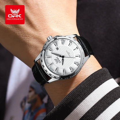 OPK Men's Fashion Quartz Watch - Model 6037, Stylish & Versatile Design