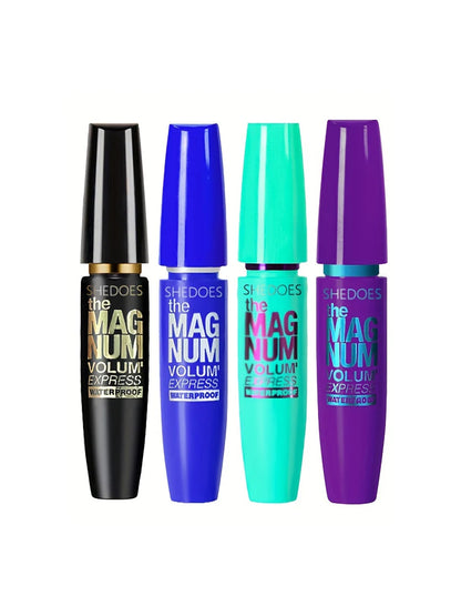 4D Black Mascara: Thickening, Lengthening & Waterproof Curl