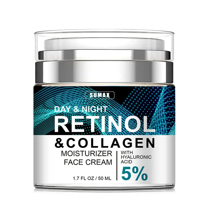 Retinol Anti-Aging Face Cream 50ML - Moisturizing, Wrinkle Remover, Collagen & Hyaluronic Acid Skin Care