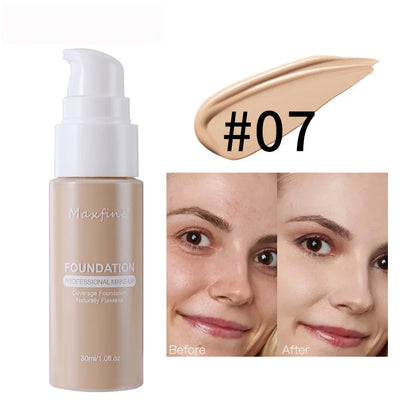 Liquid Foundation | Waterproof, Sweat-Resistant, Full Coverage Concealer for Professional Makeup