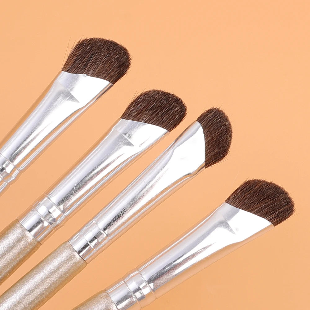 Flat Angled Nose Contouring Brushes - Professional Soft Makeup Tools for Eyeshadow & Nose Shadow