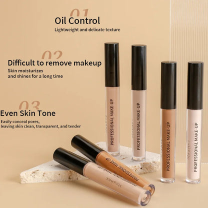 Matte Liquid Concealer: High Coverage, Waterproof, Oil Control & Long-Lasting