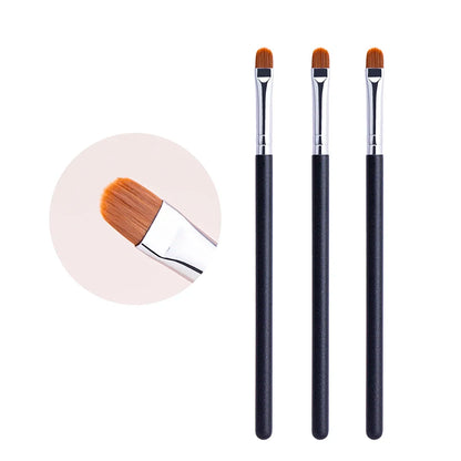 212 Flat Eyebrow Brush - Ultrathin Eyebrow Makeup & Eyeliner Brush, Thin Eye Liner & Brow Contour Beauty Tool