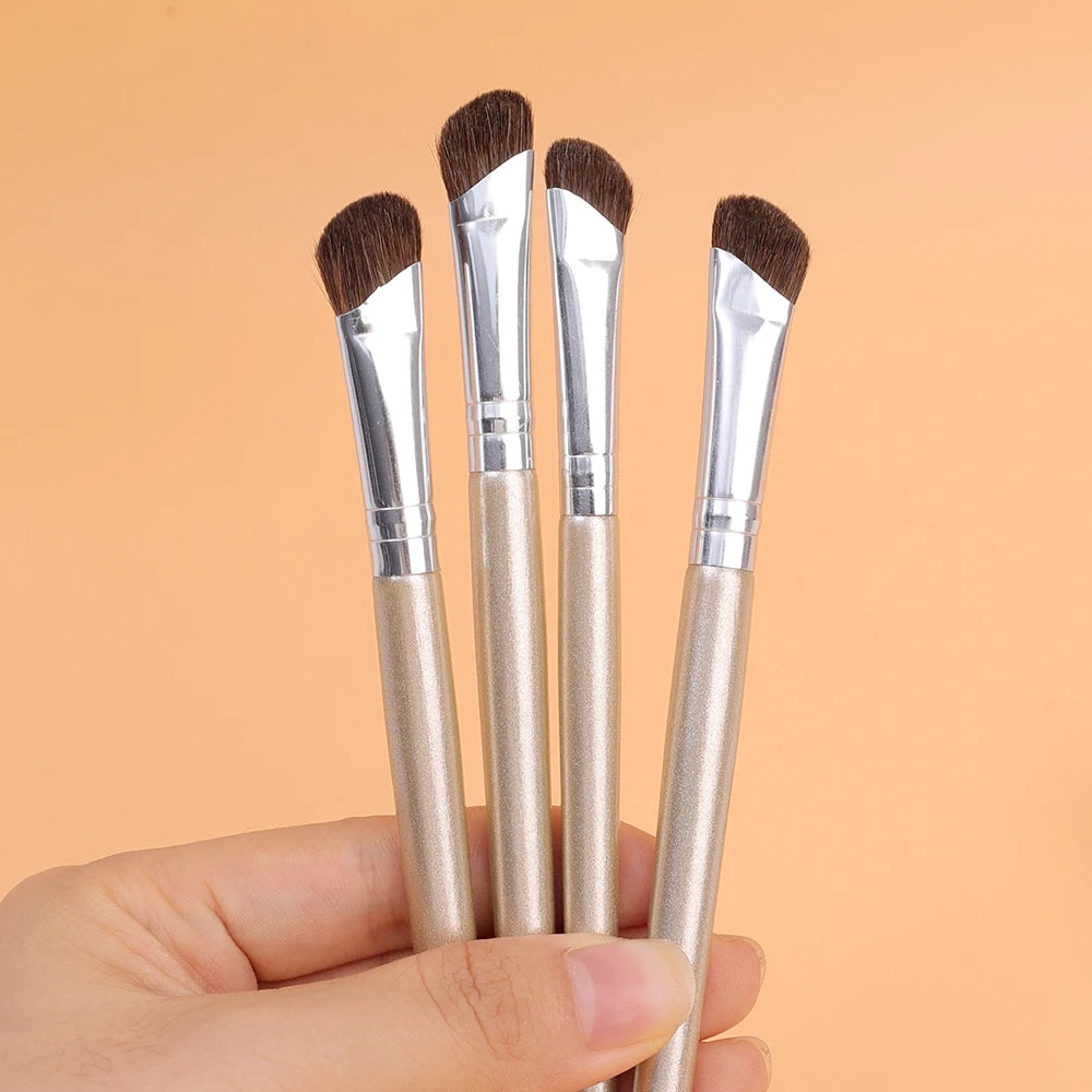 Flat Angled Nose Contouring Brushes - Professional Soft Makeup Tools for Eyeshadow & Nose Shadow