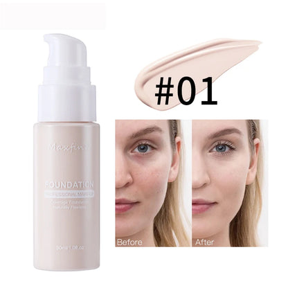 Liquid Foundation | Waterproof, Sweat-Resistant, Full Coverage Concealer for Professional Makeup