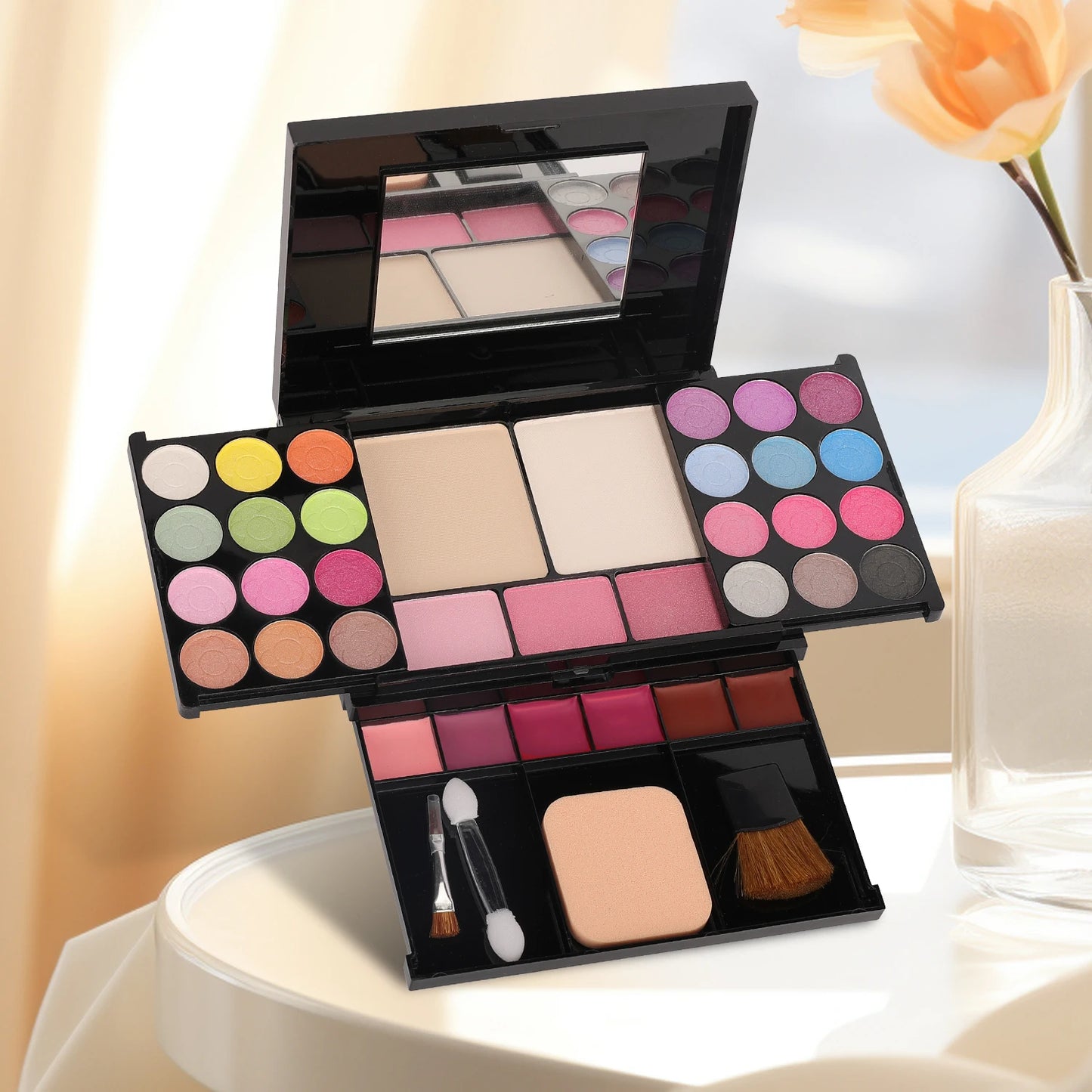 35-Color Pearl Eyeshadow Palette – Nude Makeup Set for Women | TYA 6173 Combination Kit