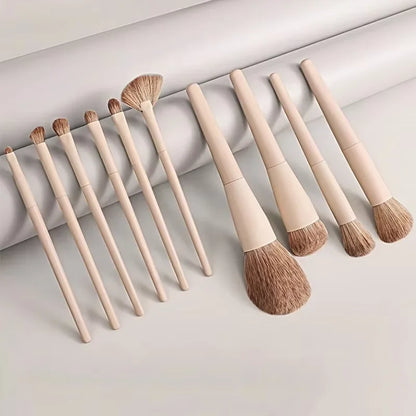 13 PCS Makeup Brushes Set - Eye Shadow, Foundation, Blush, and More | Women’s Cosmetic Brushes with Soft Bristles & Beauty Tools Bag