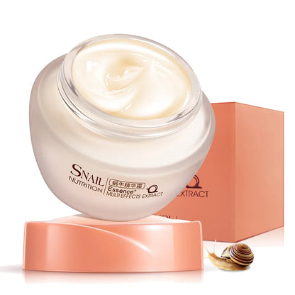 LAIKOU Snail Face Care Cream: Korean Snail White, Hydrating, Nourishing, Moisturizing, Firming Day Cream – Skin Care