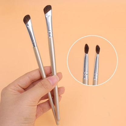 Flat Angled Nose Contouring Brushes - Professional Soft Makeup Tools for Eyeshadow & Nose Shadow