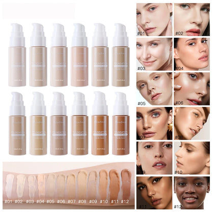 Liquid Foundation | Waterproof, Sweat-Resistant, Full Coverage Concealer for Professional Makeup