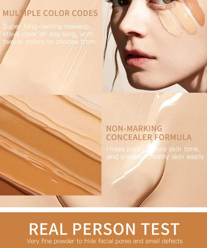 Liquid Foundation | Waterproof, Sweat-Resistant, Full Coverage Concealer for Professional Makeup