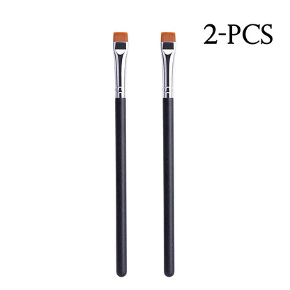 212 Flat Eyebrow Brush - Ultrathin Eyebrow Makeup & Eyeliner Brush, Thin Eye Liner & Brow Contour Beauty Tool