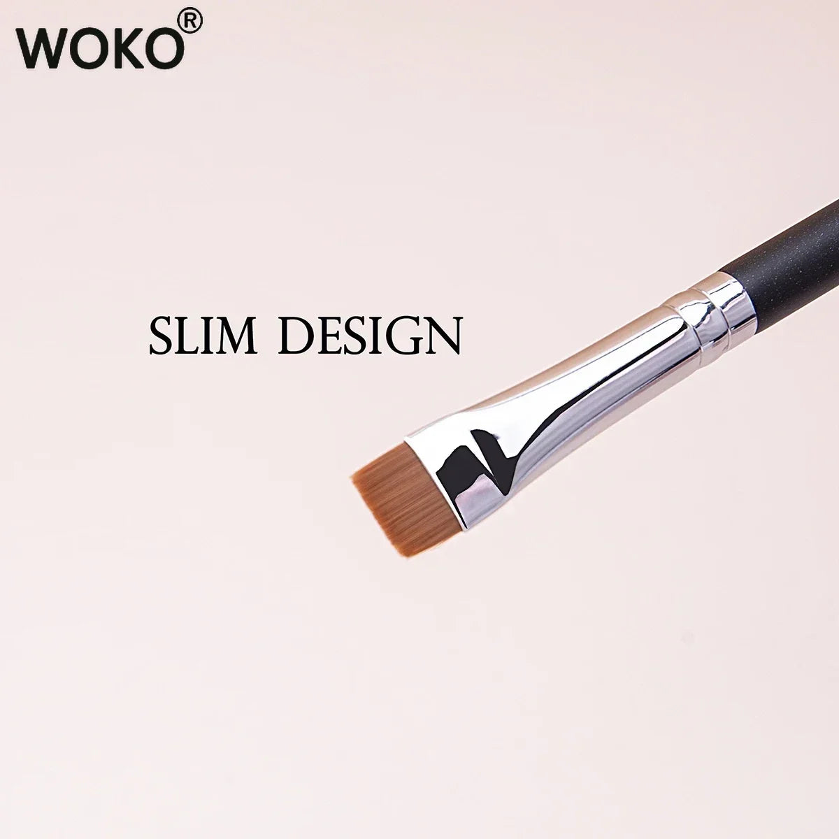 212 Flat Eyebrow Brush - Ultrathin Eyebrow Makeup & Eyeliner Brush, Thin Eye Liner & Brow Contour Beauty Tool