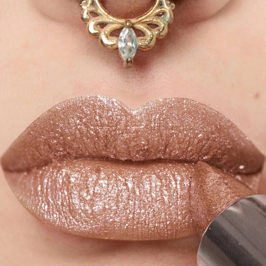 21-Color Metallic Lipstick: Bold, Glittery, Long-Lasting & Matte Finish