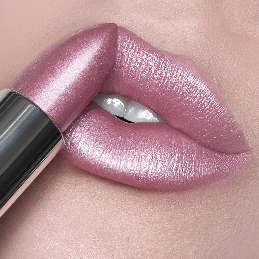 21-Color Metallic Lipstick: Bold, Glittery, Long-Lasting & Matte Finish