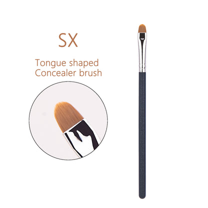 212 Flat Eyebrow Brush - Ultrathin Eyebrow Makeup & Eyeliner Brush, Thin Eye Liner & Brow Contour Beauty Tool