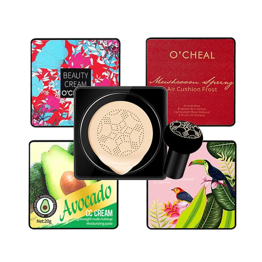 OCHEAL Mushroom Head BB Cream: Foundation & Concealer Cushion for Flawless Makeup