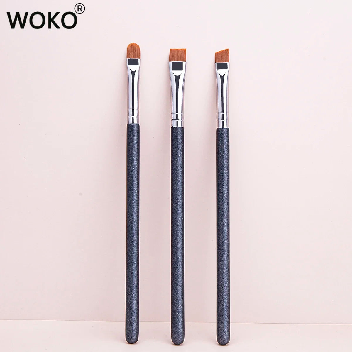 212 Flat Eyebrow Brush - Ultrathin Eyebrow Makeup & Eyeliner Brush, Thin Eye Liner & Brow Contour Beauty Tool