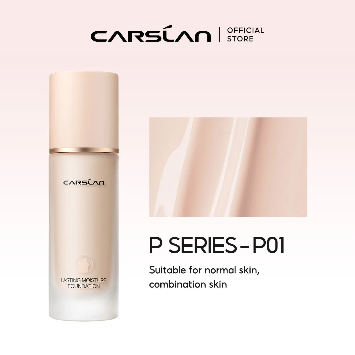 CARSLAN Matte Liquid Foundation | Long-Lasting, Full Coverage, Moisturizing, Oil Control Face Makeup