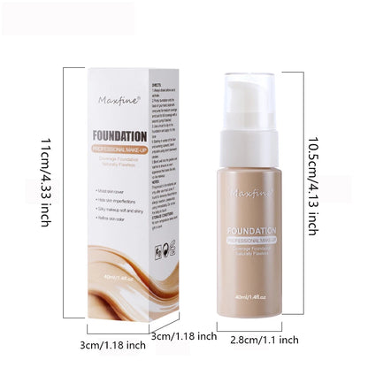 Liquid Foundation | Waterproof, Sweat-Resistant, Full Coverage Concealer for Professional Makeup